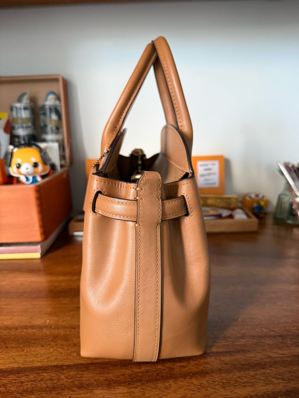 Coach Honey Soft Empire 28 Carryall Satchel - Picture 2 of 8